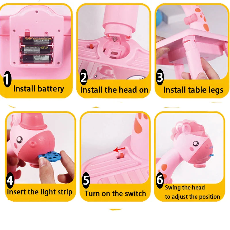 HappyDoodle™ Kids Projector Drawing Table