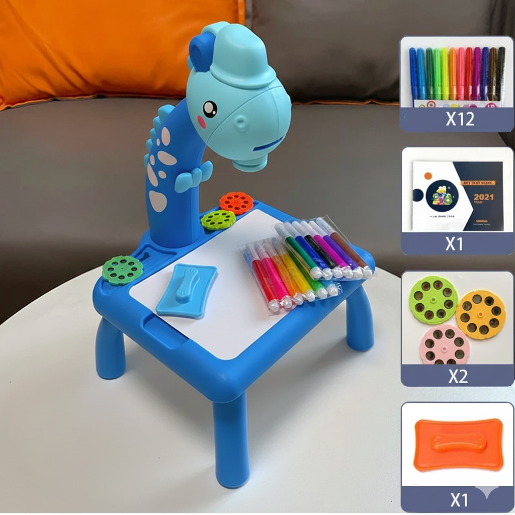 HappyDoodle™ Kids Projector Drawing Table